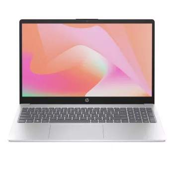 Nešiojamasis kompiuteris HP 15 Ultra 5 125H – 15,6 col. FHD IPS, 24 GB RAM, 512 GB SSD, be OS, sidabrinis