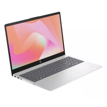 Nešiojamasis kompiuteris HP 15 Ultra 5 125H – 15,6 col. FHD IPS, 24 GB RAM, 512 GB SSD, be OS, sidabrinis
