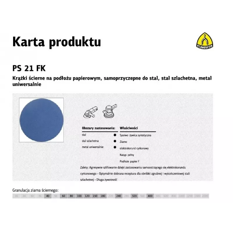 K.DISC 150 PS21FK 50 vnt. 60