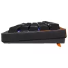 Mechaninė žaidimų klaviatūra Cherry K5 PRO TMR COMPACT — 65% AZERTY, USB laidinė, RGB apšvietimas, juoda/oranžinė