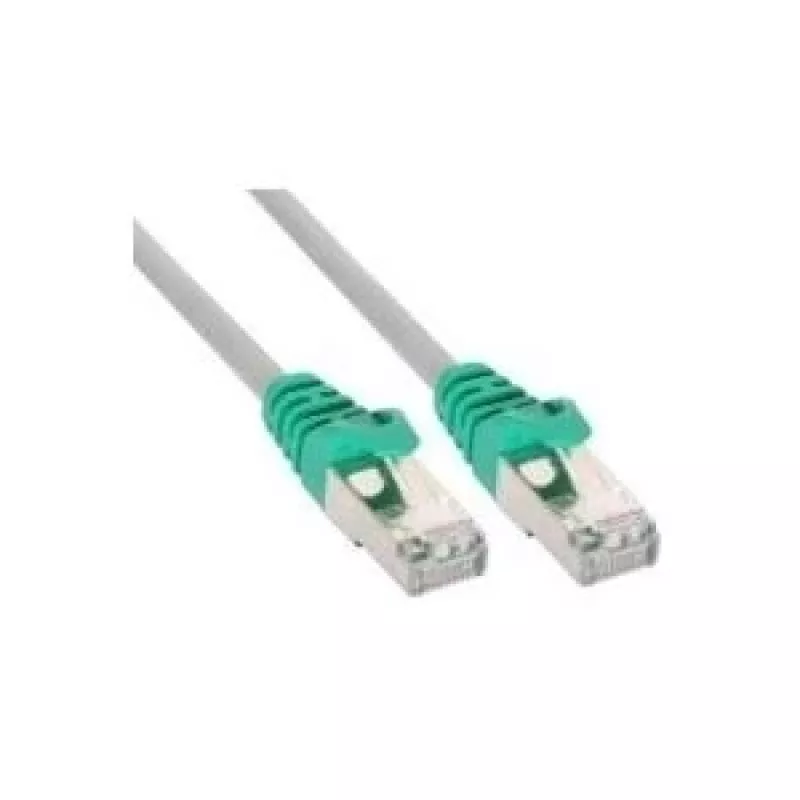 Kryžminis komutacinis kabelis InLine Cat5e SF/UTP (S-FTP) RJ-45–RJ-45 0,25 m, pilkas