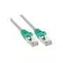 Kryžminis komutacinis kabelis InLine Cat5e SF/UTP (S-FTP) RJ-45–RJ-45 0,25 m, pilkas