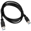 USB 3.2 Gen.1 laidas A tipo kištukas / A tipo kištukas InLine 35215 juodas 1,5 m
