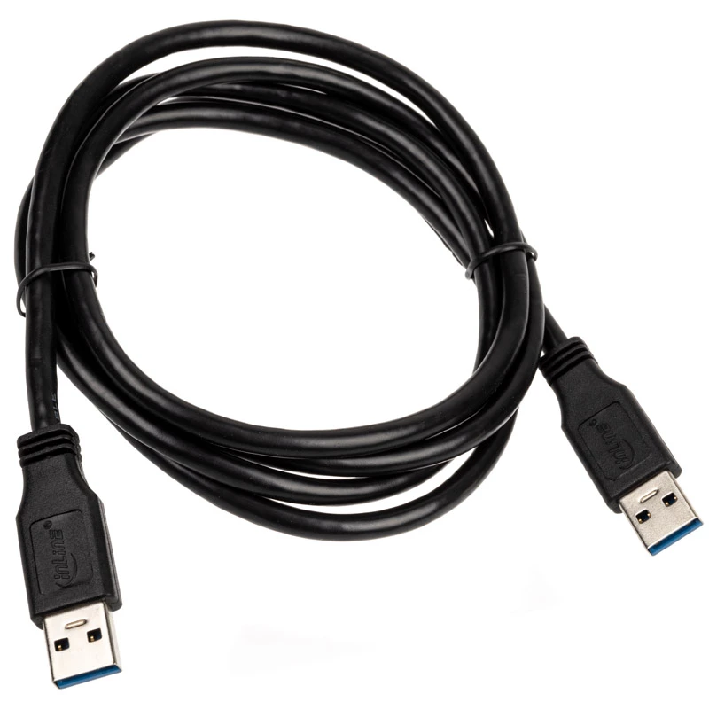 USB 3.2 Gen.1 laidas A tipo kištukas / A tipo kištukas InLine 35215 juodas 1,5 m