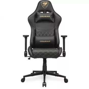 Universali žaidimų kėdė COUGAR Gaming ARMOR ONE V2 Paminkštinta sėdynė Juoda Auksinė