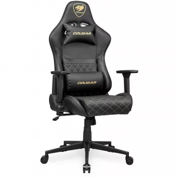 Universali žaidimų kėdė COUGAR Gaming ARMOR ONE V2 Paminkštinta sėdynė Juoda Auksinė