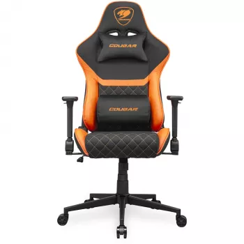 Universali žaidimų kėdė COUGAR Gaming Armor One V2 F Apmušta paminkštinta sėdynė Juoda Oranžinė
