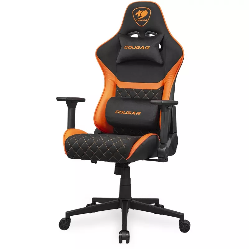 Universali žaidimų kėdė COUGAR Gaming Armor One V2 F Apmušta paminkštinta sėdynė Juoda Oranžinė