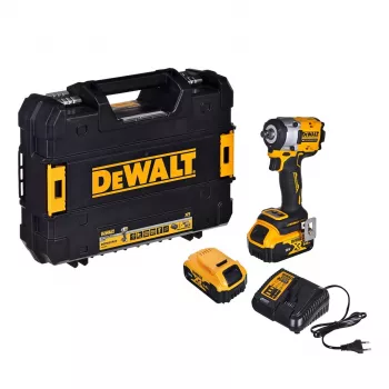 DeWALT 1/2 colio 18 V, 5 Ah smūginis veržliaraktis, euro kištukas