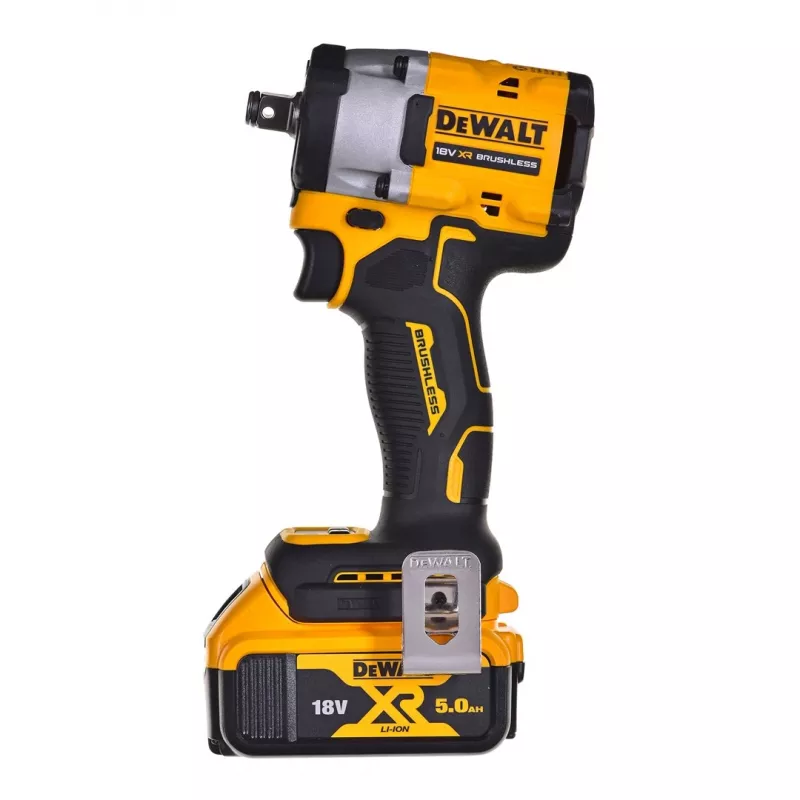 DeWALT 1/2 colio 18 V, 5 Ah smūginis veržliaraktis, euro kištukas