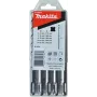 MAKITA B-49074 - HM grąžtų rinkinys V-PLUS Nr. 3, skirtas kombinuotam plaktukui HR2470 (50,0 / 100 mm darbinis ilgis | 5 vnt.) (B-49074)