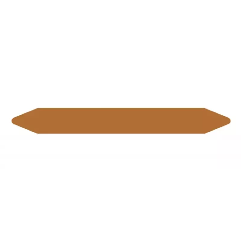 Lipnios vamzdžių ženklinimo etiketės Brother LTZ1R026FPIP — rudos, 250 mm × 26 mm, 351 vnt.