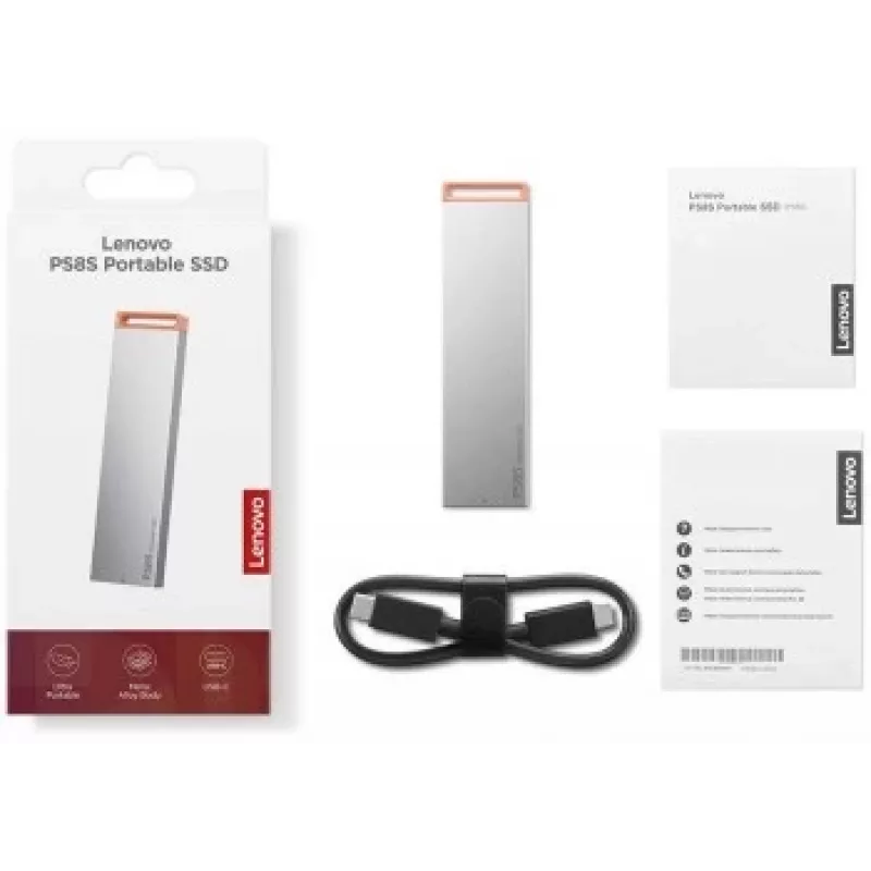 Išorinis kietojo kūno diskas Lenovo 4XB1T88412 1 TB USB Type-C 3.2 Gen 2 (Pilkas)