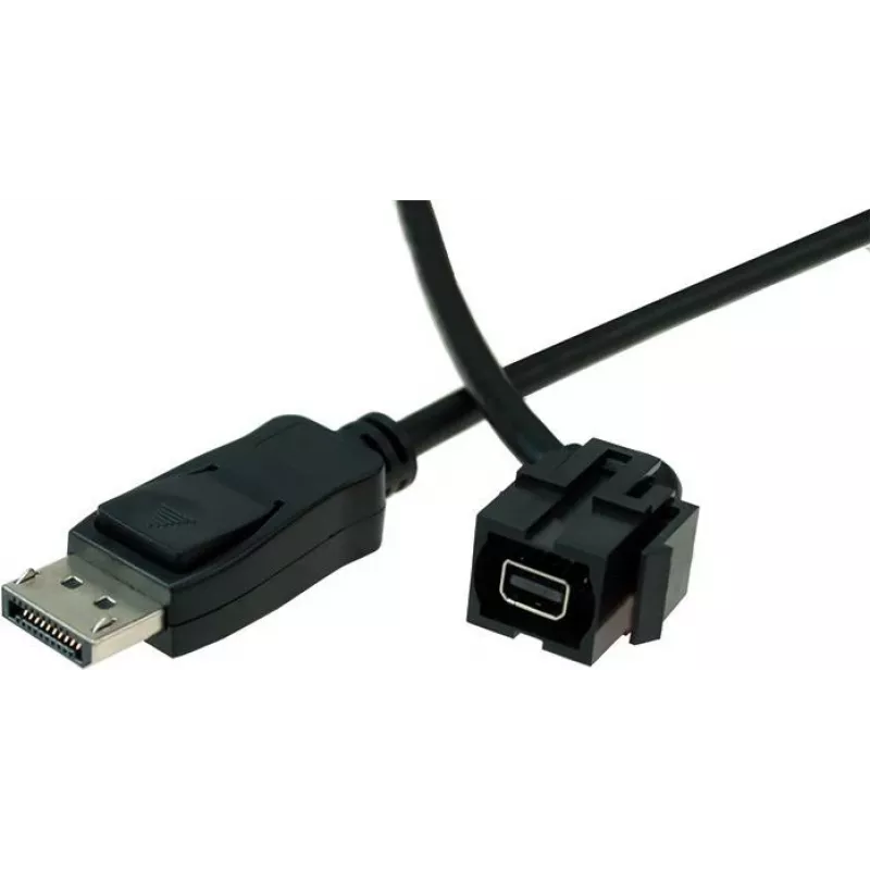 Mini DisplayPort lizdas Bachmann 917.214 juodas