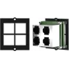 Bachmann Frame 4xbutton 4xRJ11 (917.198)