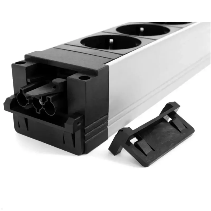 Maitinimo lizdas Bachmann STEP ALU 1x USB 1x nestandartinis modulis 2x maitinimo lizdas