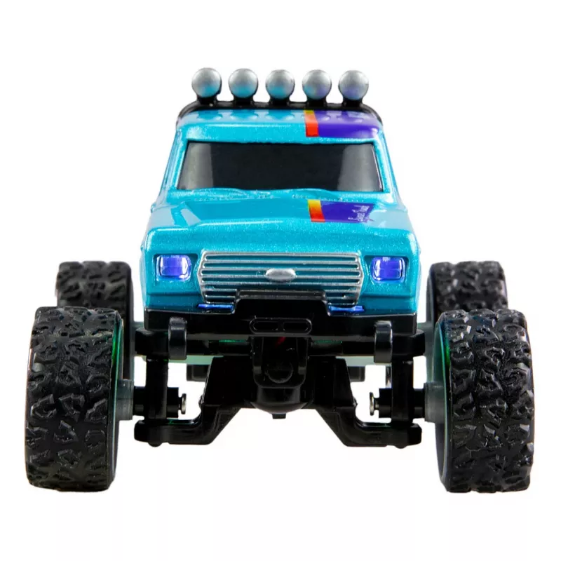 RC Monster Truck Amewi DieCast 1:64 RTR Blue – lieto metalo 1:64 mastelio, paruoštas naudojimui