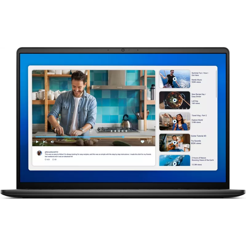 Dell 16 DC16250 / Core 5-120U / 8GB / 512GB SSD / Intel Graphics / WLAN + BT / 16 FHD+ / US Backlit Kb / W11 Home / 3 metai Basic Onsite