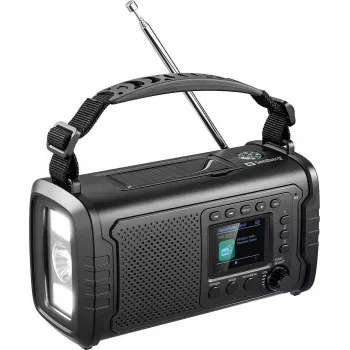 Sandberg Survivor DAB+ Radio All-in-1 20000 mAh išorinė baterija juoda