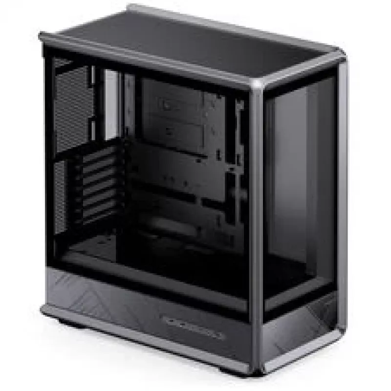 Jonsbo D401 PC korpusas, Midi Tower, ATX, grūdintas stiklas - juoda