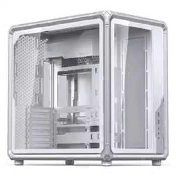 Jonsbo X400 PC korpusas, Midi Tower, ATX, grūdintas stiklas - balta