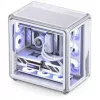 Jonsbo X400 PC korpusas, Midi Tower, ATX, grūdintas stiklas - balta