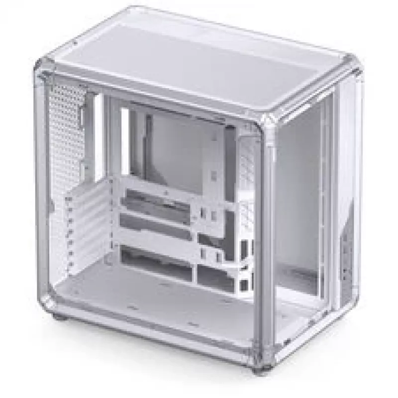 Jonsbo X400 PC korpusas, Midi Tower, ATX, grūdintas stiklas - balta