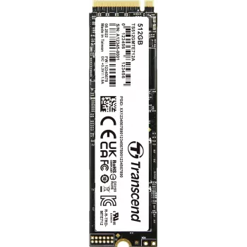 Transcend MTE712A - SSD - šifruotas - 512 GB - vidinis - M.2 2280 (dvipusis) - PCIe 4.0 x4 (NVMe) - 256 bitų AES - savaime šifruojantis diskas (SED), TCG Opal Encryption 2.0 (TS512