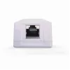 Prie sienos montuojamas ekranuotas tinklo lizdas GEMBIRD 1×RJ45 6A kategorijos FTP