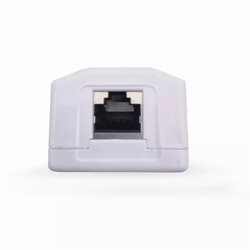 Prie sienos montuojamas ekranuotas tinklo lizdas GEMBIRD 1×RJ45 6A kategorijos FTP