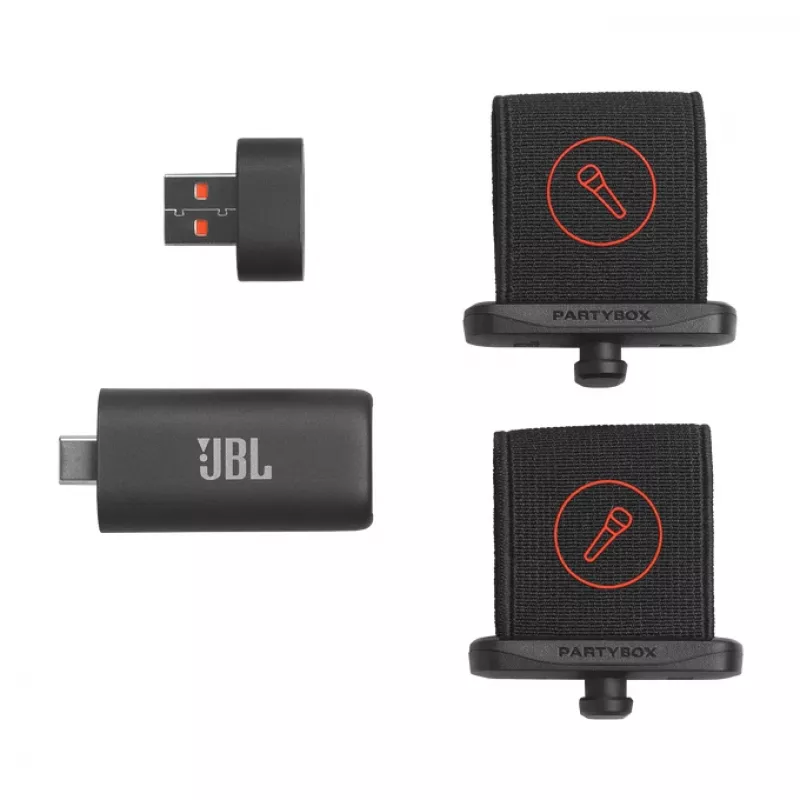 JBL EasySing Mics juodas mikrofonų rinkinys