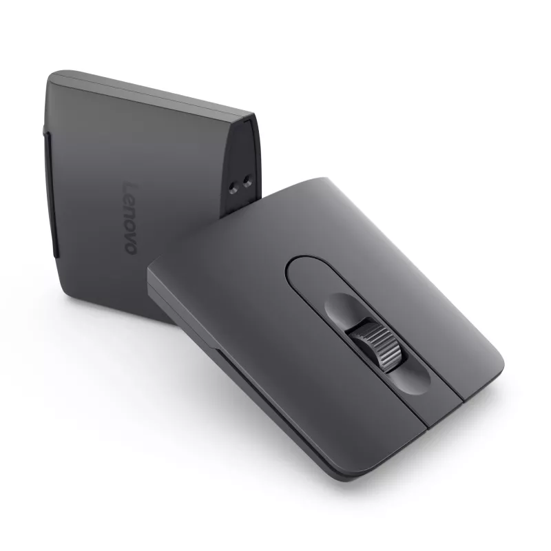 Belaidė abiem rankoms tinkama Bluetooth pelė Lenovo 4Y51T62792 — IR LED, 4000 DPI, 7 mygtukai, ratukas, pilka