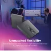 Belaidė abiem rankoms tinkama Bluetooth pelė Lenovo 4Y51T62792 — IR LED, 4000 DPI, 7 mygtukai, ratukas, pilka