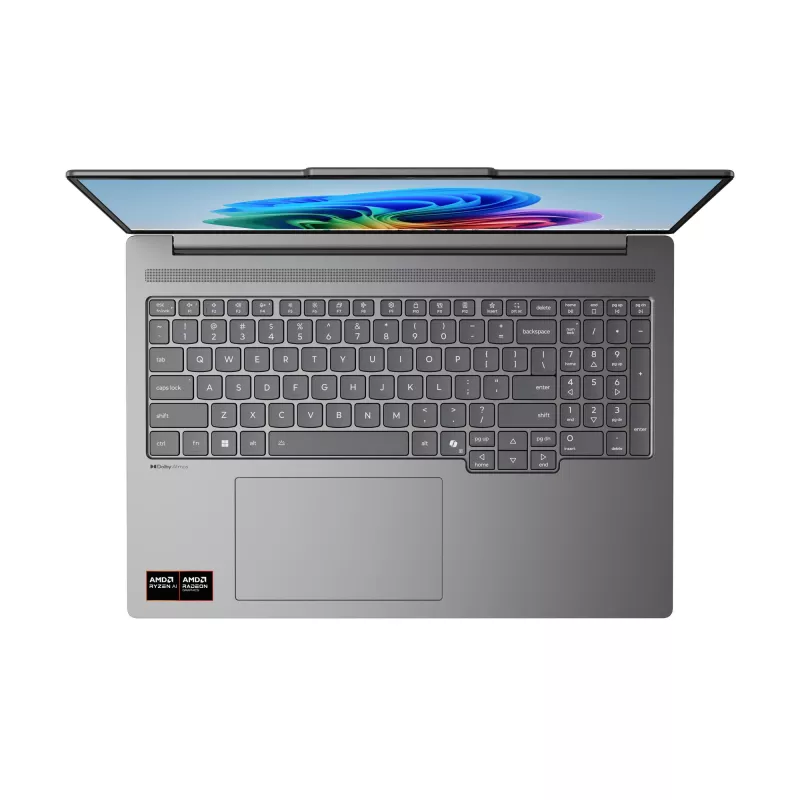Lenovo IdeaPad Pro 5 16AGP11 Copilot+ PC AMD Ryzen AI 9 465 nešiojamasis kompiuteris 40,6 cm (16 colių) 2.8K 32 GB LPDDR5x-SDRAM 1 TB SSD Wi-Fi 7 (802.11be) Windows 11 Pro vokiška pilka