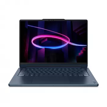 Lenovo Yoga 9 2-in-1 14IPH11 Copilot+ PC Intel Core Ultra 7 355 Hybrid (2-in-1) 35.6 cm (14 colių) jutiklinis 2.8K 32 GB LPDDR5x-SDRAM 1 TB SSD Wi-Fi 7 (802.11be) Windows 11 Home vokiška mėlyna