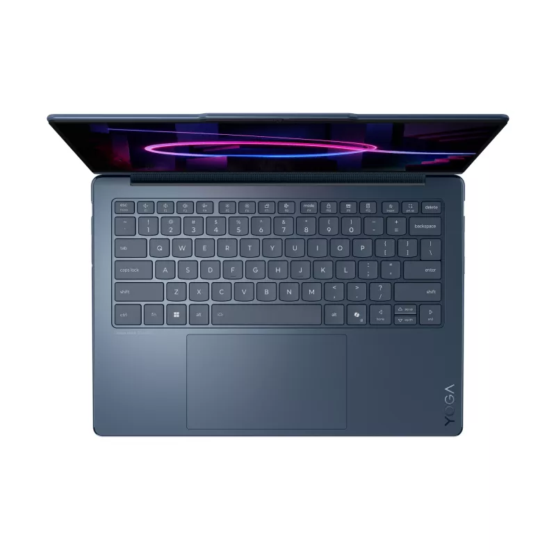 Lenovo Yoga 9 2-in-1 14IPH11 Copilot+ PC Intel Core Ultra 7 355 Hybrid (2-in-1) 35.6 cm (14 colių) jutiklinis 2.8K 32 GB LPDDR5x-SDRAM 1 TB SSD Wi-Fi 7 (802.11be) Windows 11 Home vokiška mėlyna