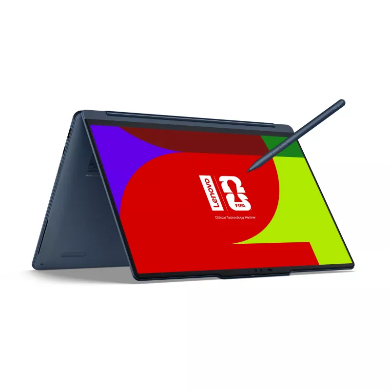 Lenovo Yoga 9 2-in-1 14IPH11 Copilot+ PC Intel Core Ultra 7 355 Hybrid (2-in-1) 35.6 cm (14 colių) jutiklinis 2.8K 32 GB LPDDR5x-SDRAM 1 TB SSD Wi-Fi 7 (802.11be) Windows 11 Home vokiška mėlyna