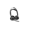 HP Poly Voyager Focus 2-M USB-C-C ausinės USB-C/A adapteris Poly+ 3 metai
