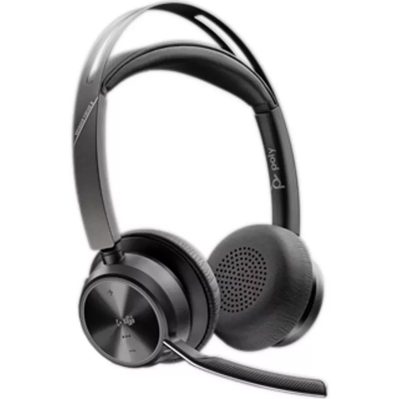 HP Poly Voyager Focus 2-M USB-C-C ausinės USB-C/A adapteris įkrovimo stovas Poly+ 3 metai