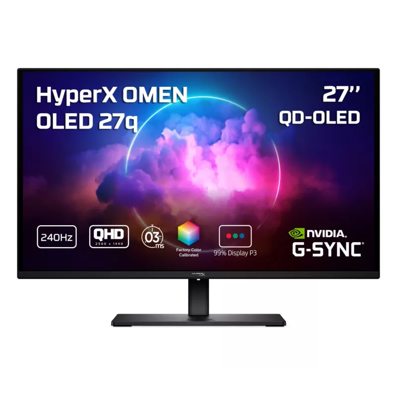 HP HyperX OMEN OLED 27 colių QHD 240 Hz žaidimų monitorius – OMEN OLED 27q