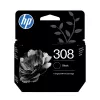 HP 308 2-Pack Juoda/Tri-color Originali rašalo kasetė Combo, Standard Yield, Juoda, Žydra, Magenta, Geltona, Dye-based ink, pigmentinis rašalas, 2 vnt., 160 puslapių