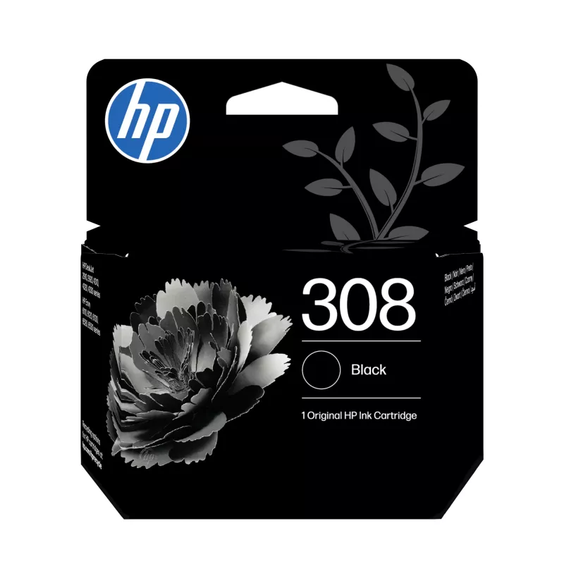 HP 308 BK Originalius rašalo kasetė, Originali