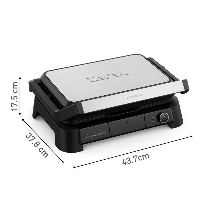 Tefal SuperGrill 3-in-1 XL GC520DE0 kontaktinė keptuvė
