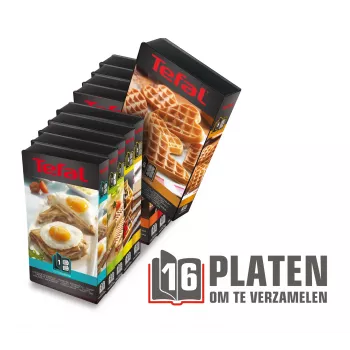 Tefal Snack Collection SW857D sumuštinių keptuvas Nerūdijantis plienas