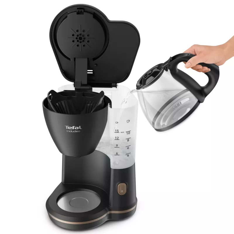 Tefal Includeo CM5338 pusiau automatinis lašelinis kavos virimo aparatas