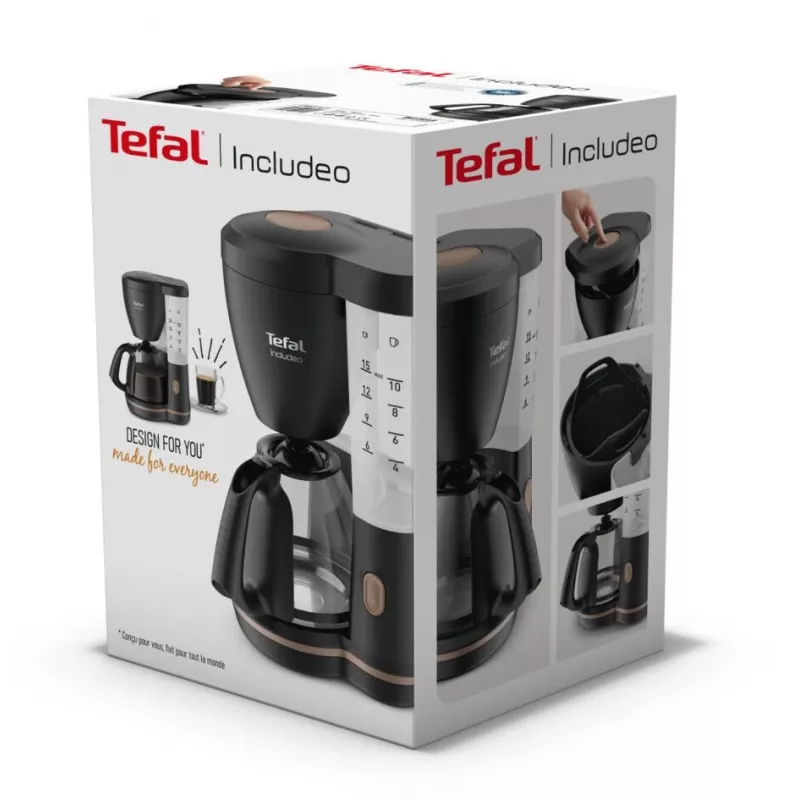 Tefal Includeo CM5338 pusiau automatinis lašelinis kavos virimo aparatas