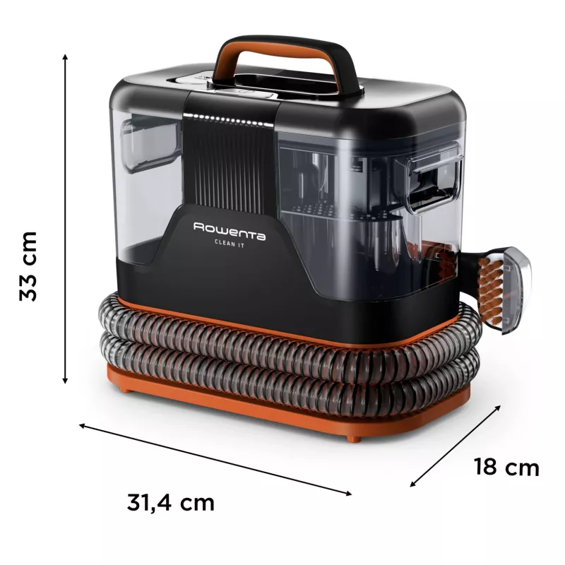 Dulkių siurblys Rowenta Clean It IN5011F0 — šlapiam ir sausam valymui, be maišelio, vandens filtracija, 1,5 l, 400 W