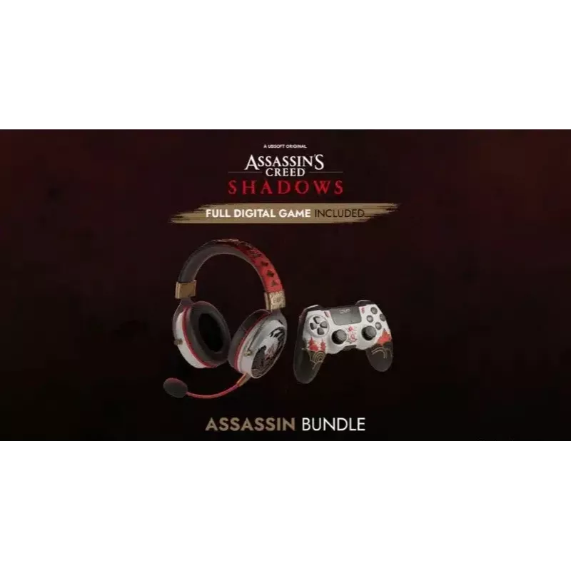 Lexip Assassin’s Creed Shadows „Assassin“ dėžutė: PC žaidimas, ausinės, valdiklis