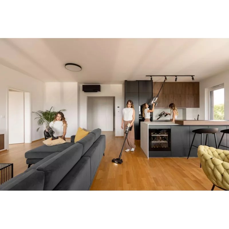 „Gorenje SVC259441NFGO“ 2-in-1 belaidis dulkių siurblys, sausas valymas, HEPA filtras, be maišelio, 0,6 l, 350 W, auksinis