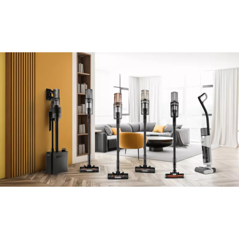 Gorenje SVC296449NMBL 2-in-1 belaidis dulkių siurblys Baterija Sausam valymui HEPA Be maišelio 0,6 L 550 W Antracitas